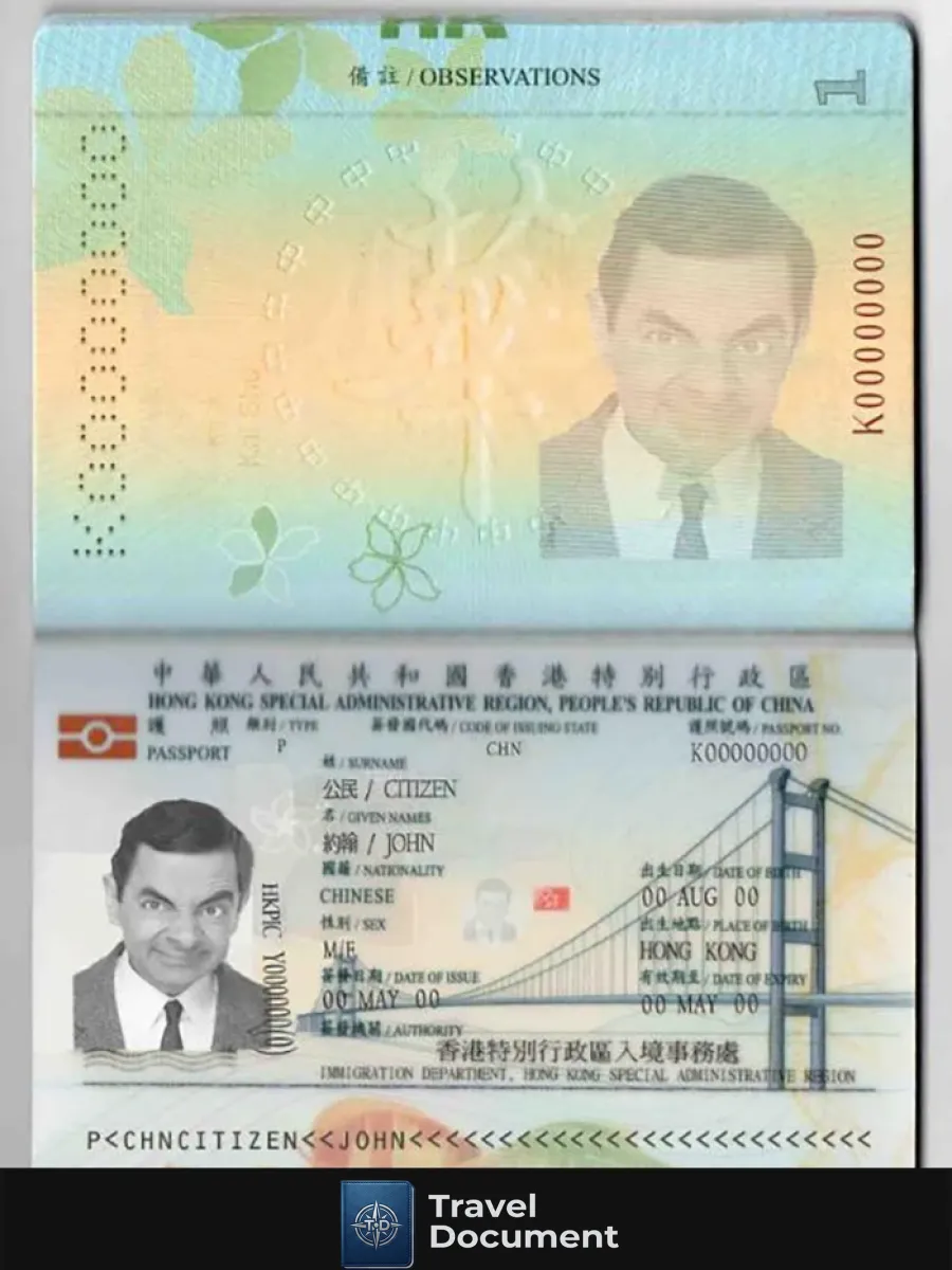 Hong Kong Passport — Passports