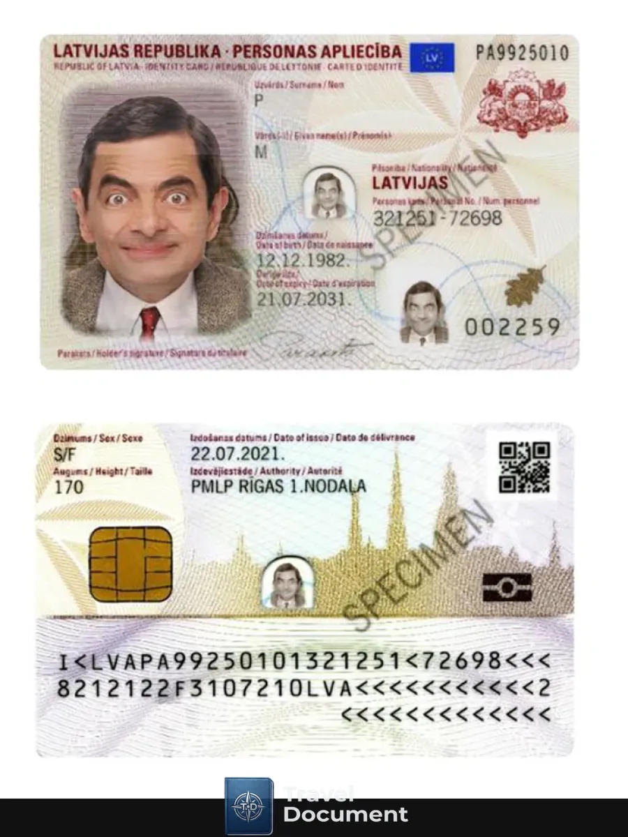Latvia Id 2021 Present — ID Cards