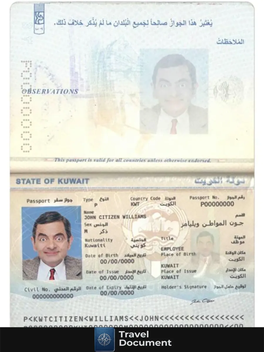 Kuwait Passport — Passports