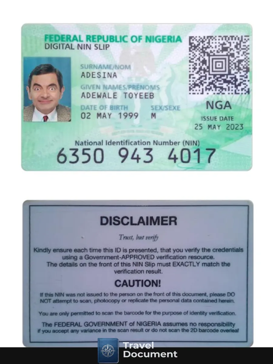 Nigeria Digital Id Card 2023 Present — ID Cards