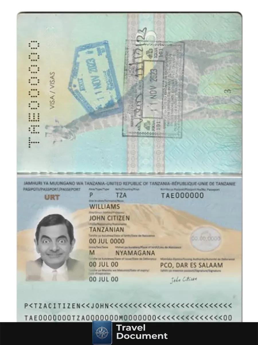 Tanzania Passport New 2019 Present — Passports