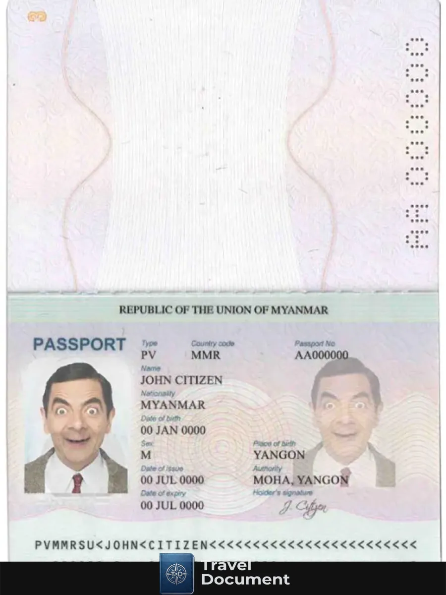 Myanmar Passport — Passports