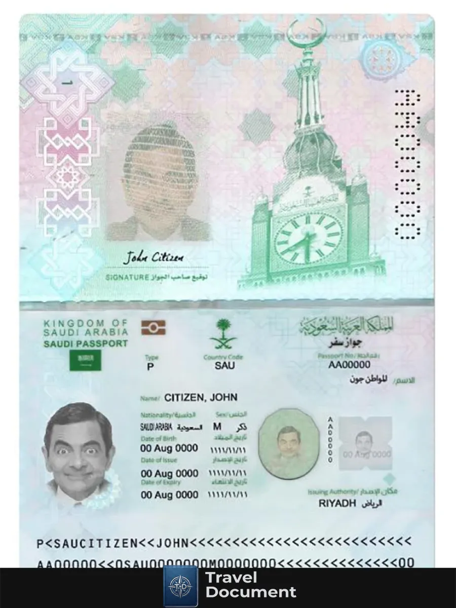 Saudi Arabia Passport 2022 Present — Passports