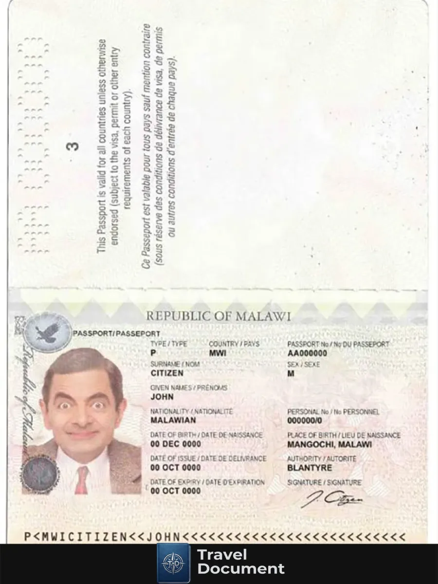 Malawi Passport — Passports
