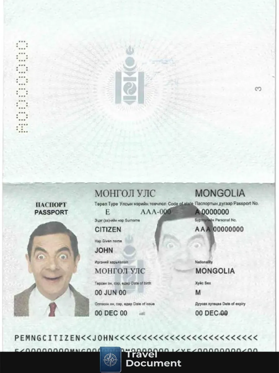Mongolia Passport — Passports