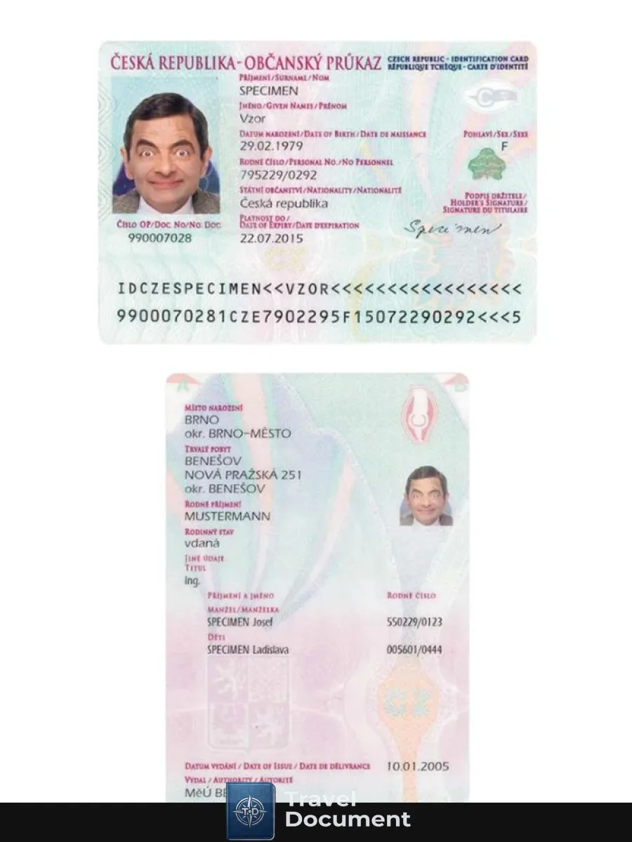 Czech Identification Card — ID Cards