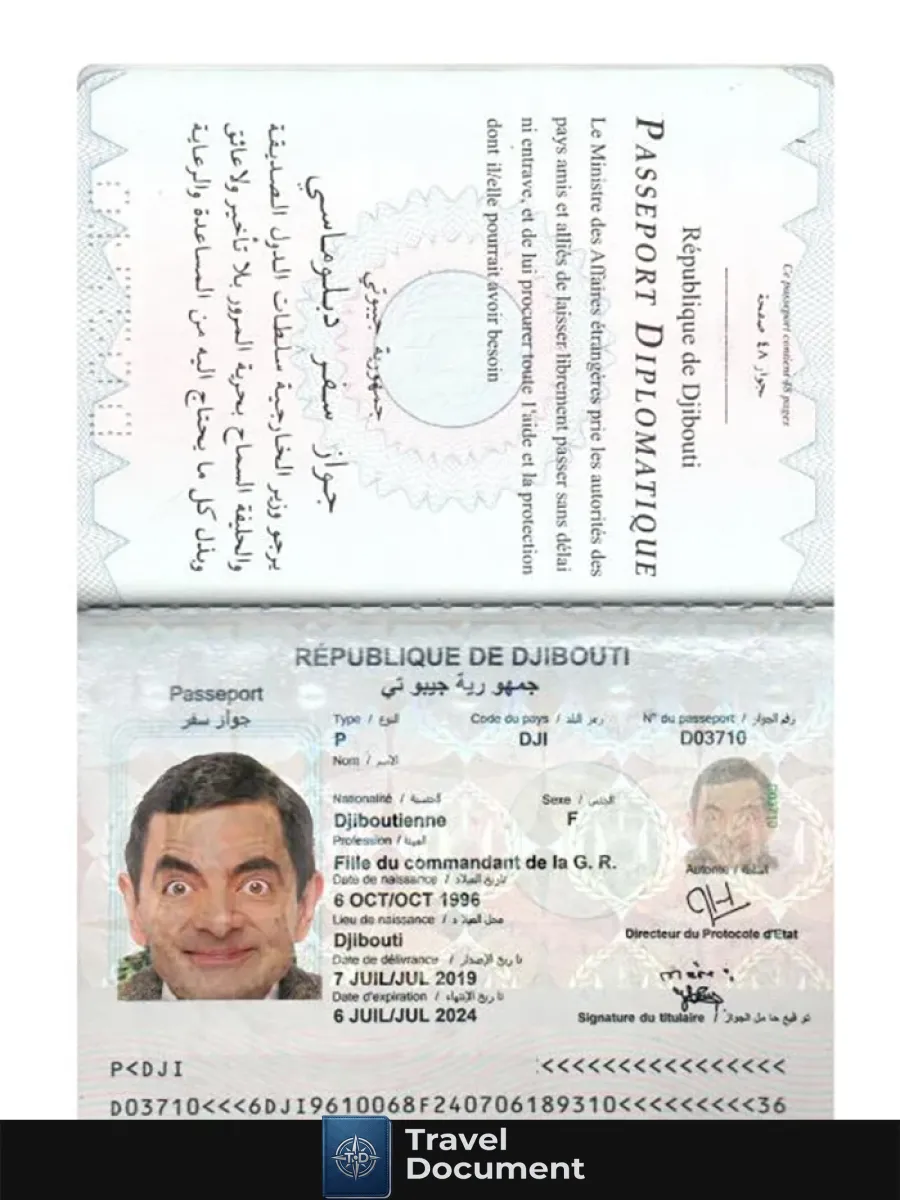 Djibouti Passport — Passports