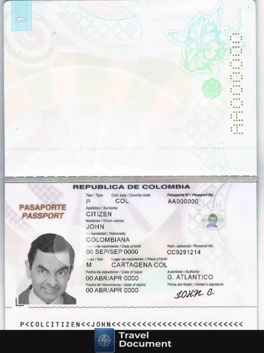 Colombia Passport 2018 2018 — Passports