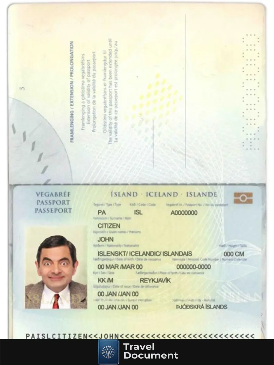 Iceland Passport — Passports
