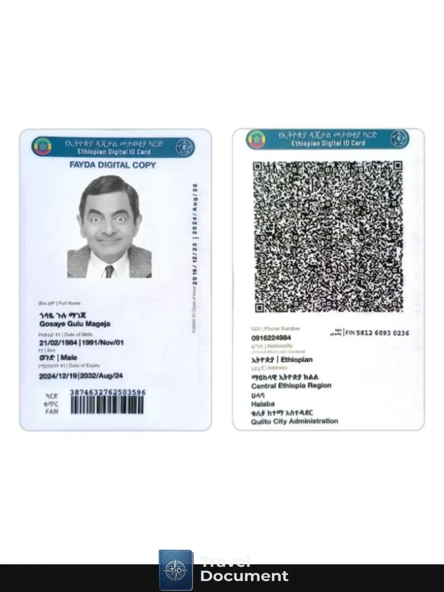 Ethiopia Digital Id Card — ID Cards