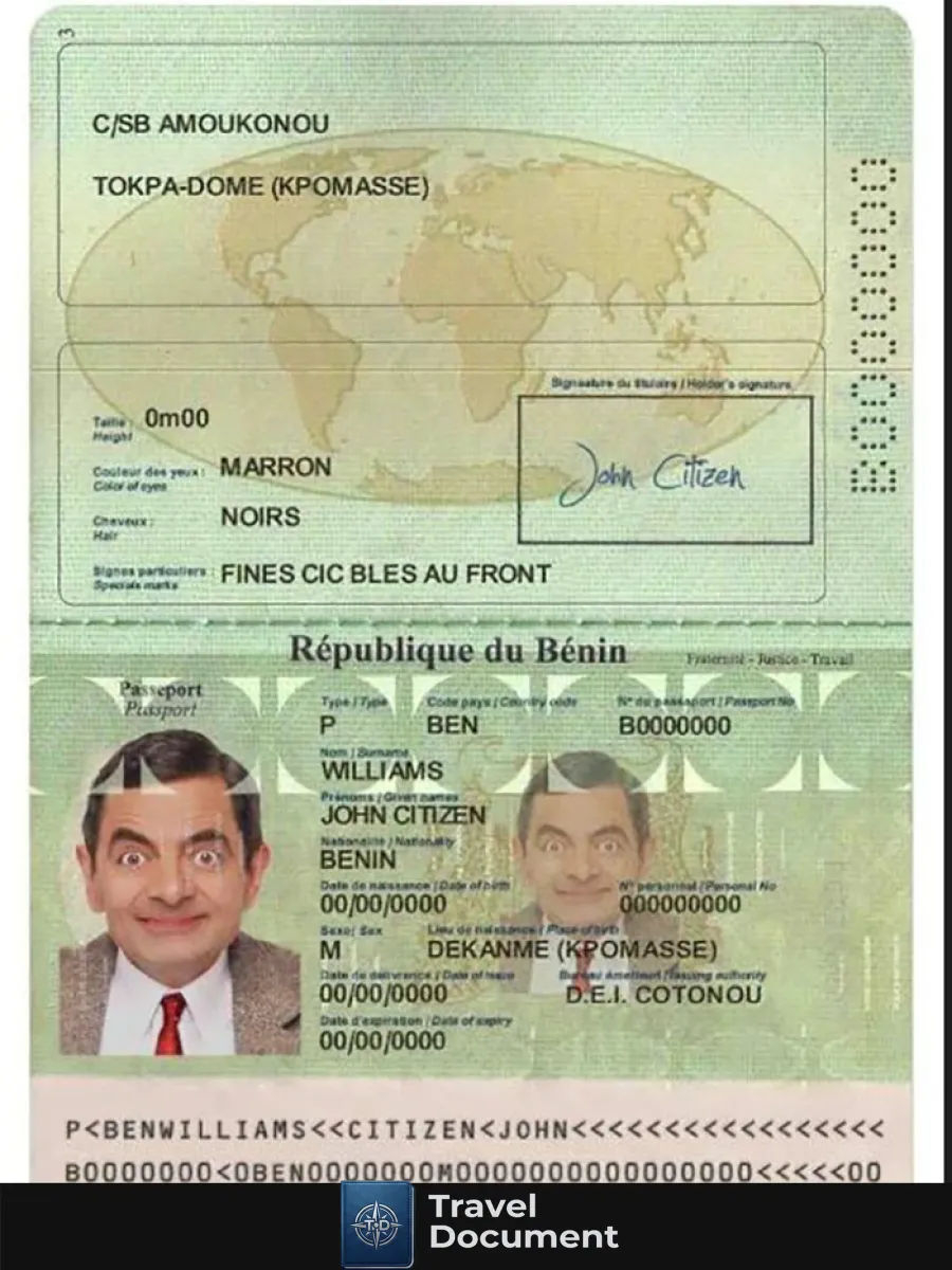Benin Passport — Passports