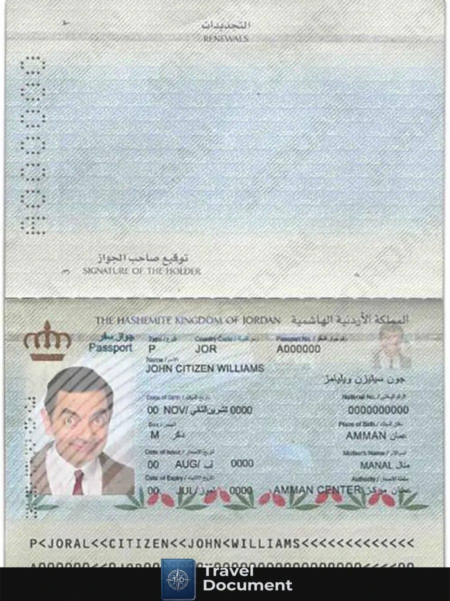 Jordan Passport — Passports