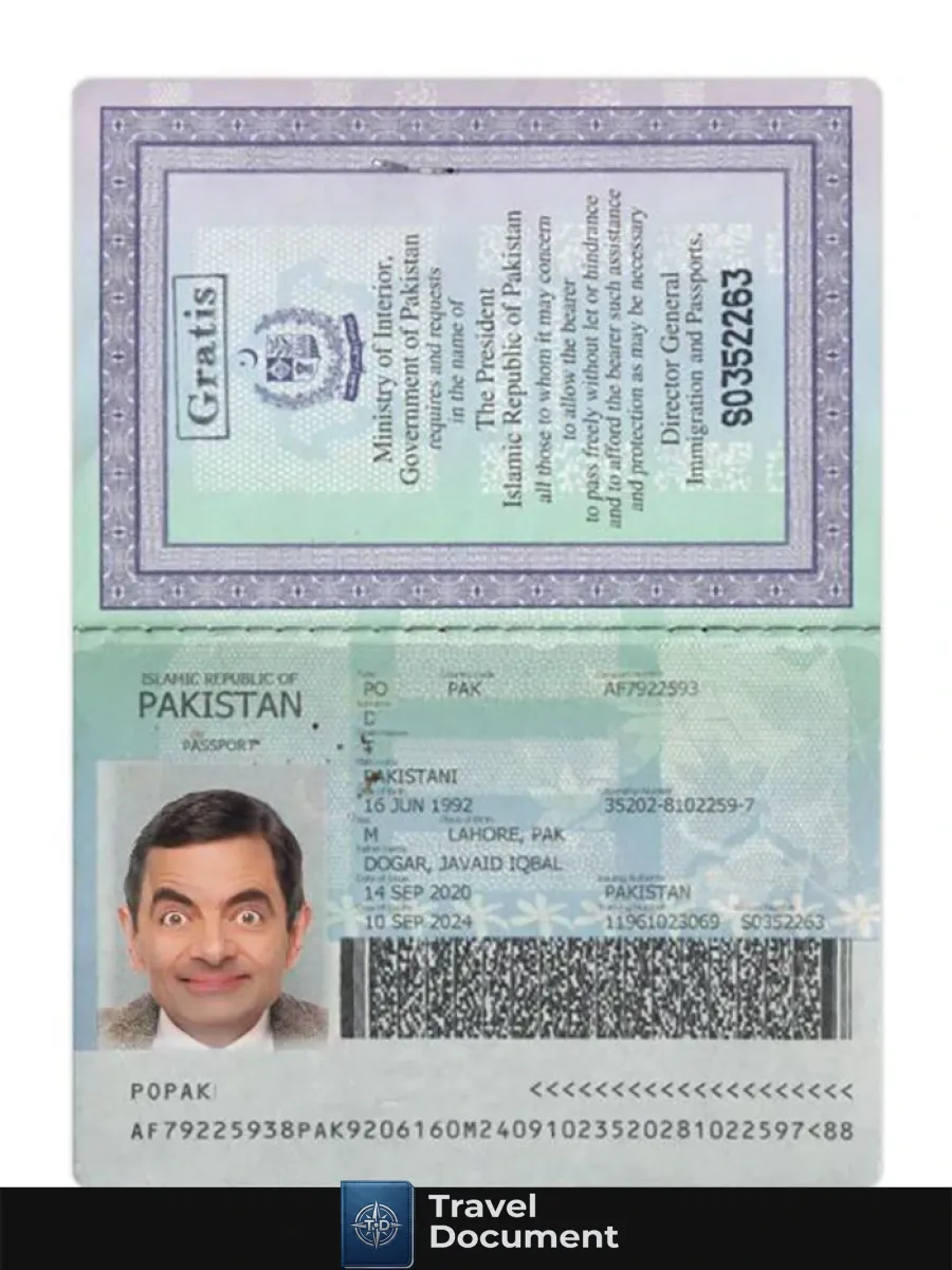Pakistan Passport 2020 Present