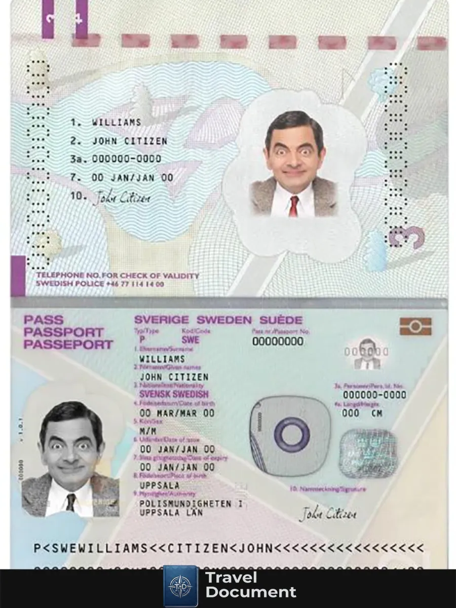 Sweden Passport Version 2 — Passports