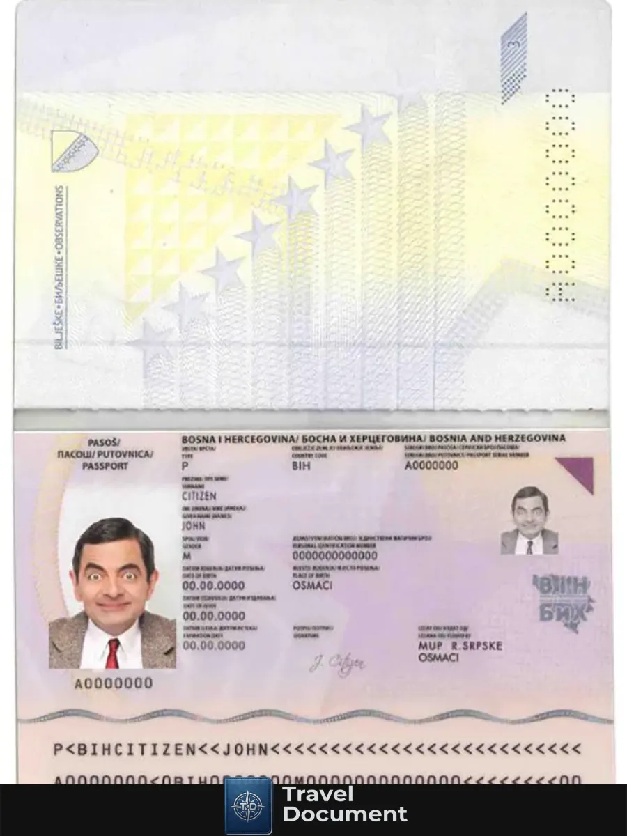 Bosnia And Herzegovina Passport — Passports
