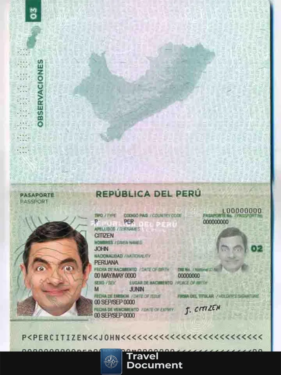 Peru Passport — Passports