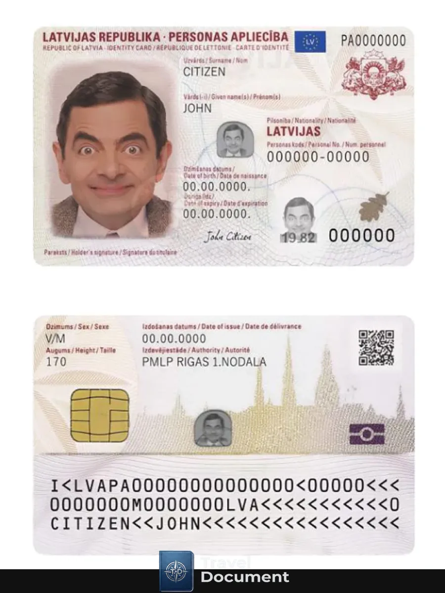 Latvia Id Card 2019 Present — ID Cards