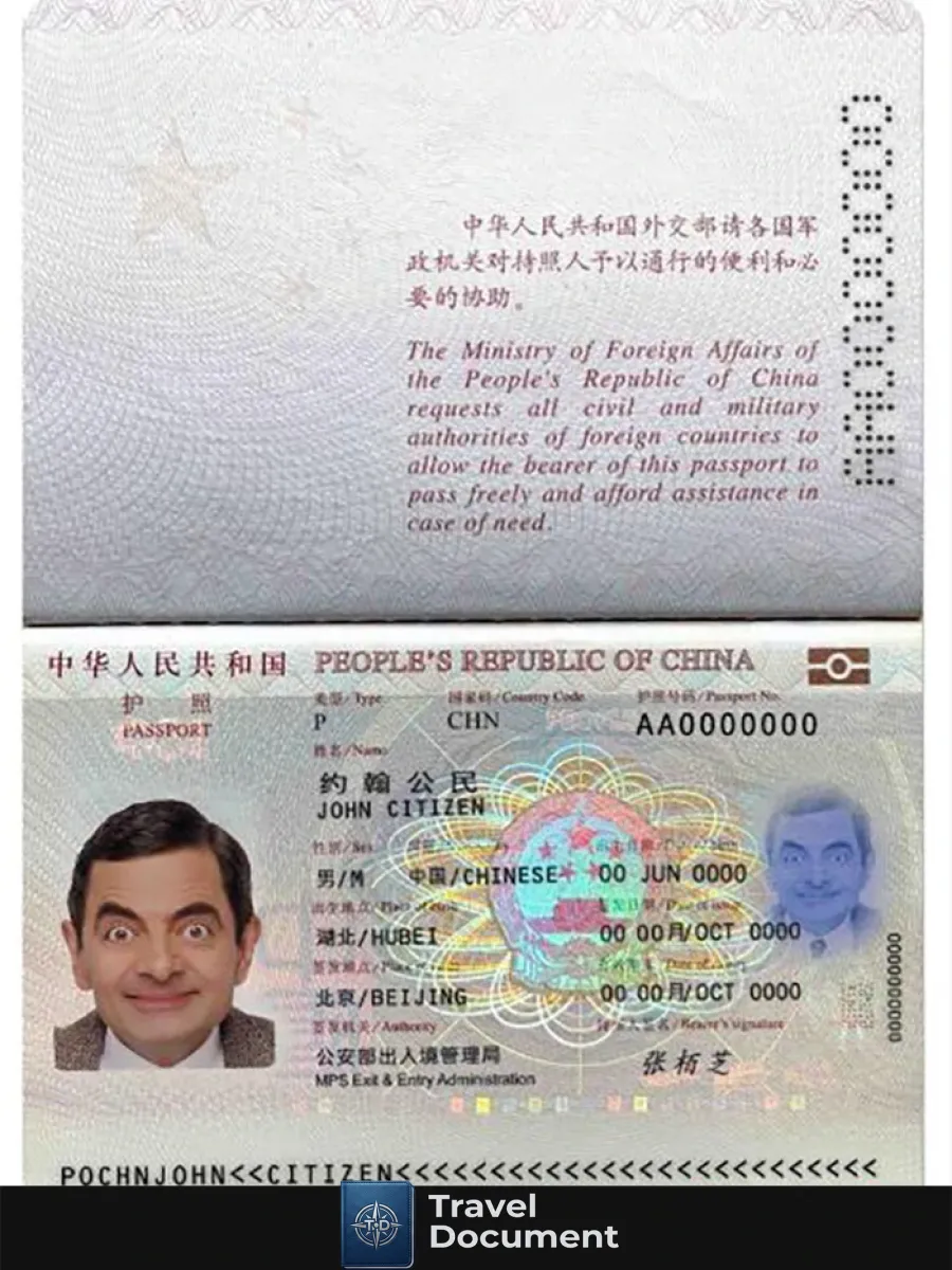 China Passport 2013 Present — Passports