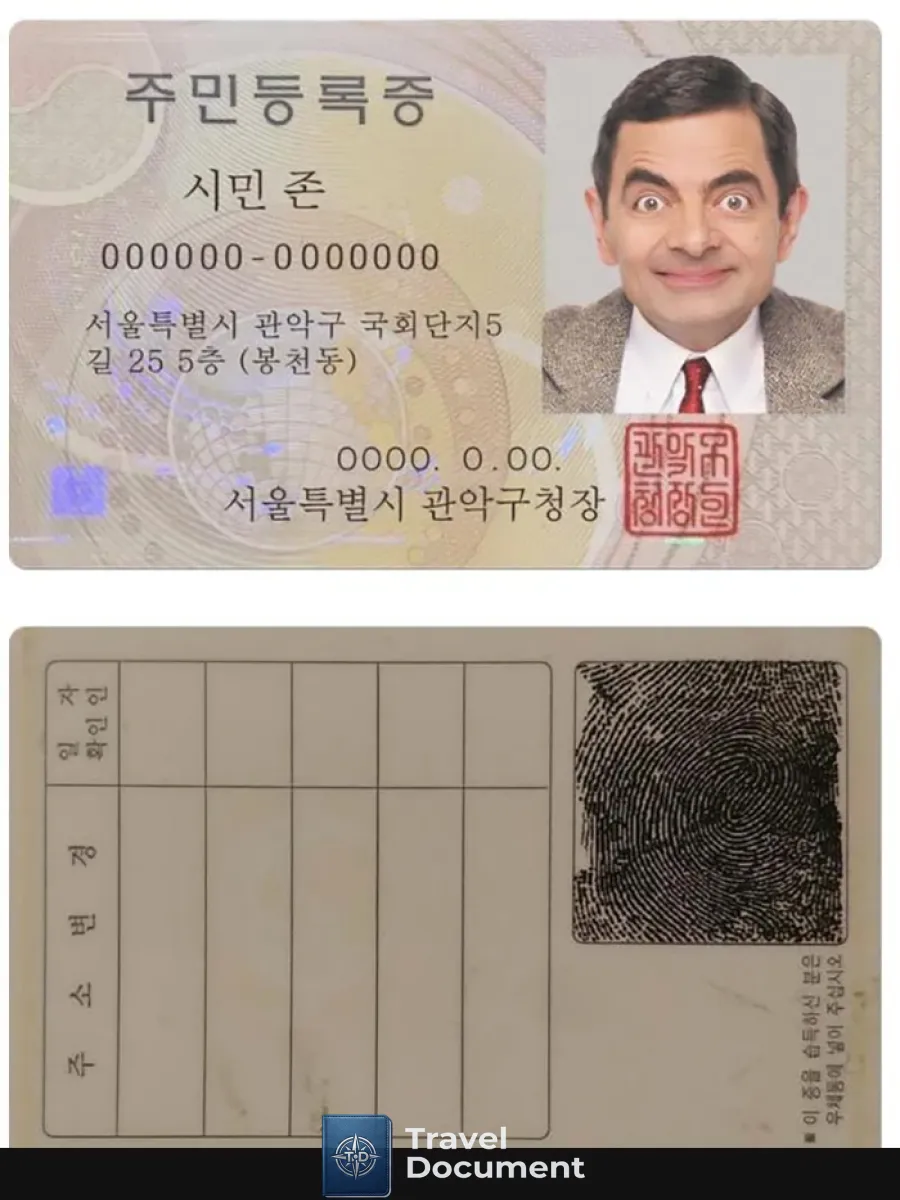 Korea Id Version 2 — ID Cards