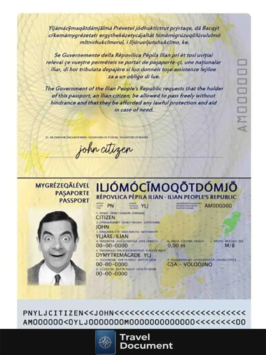 Ilia Passport — Passports