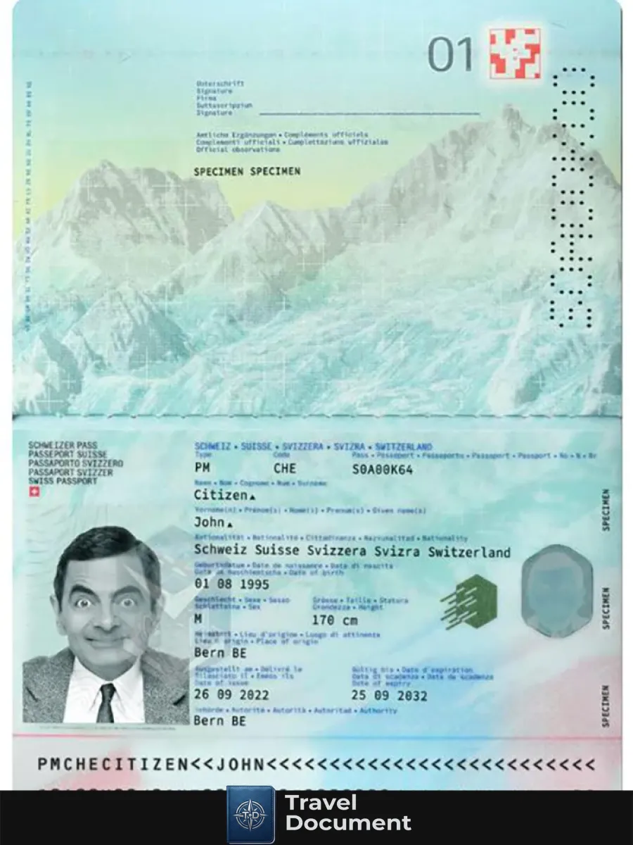 Switzerland New Passport — Passports