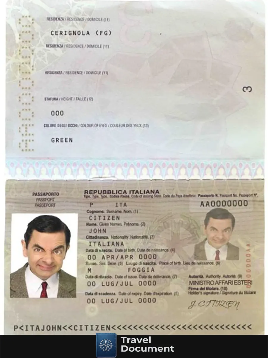 Italy Passport — Passports