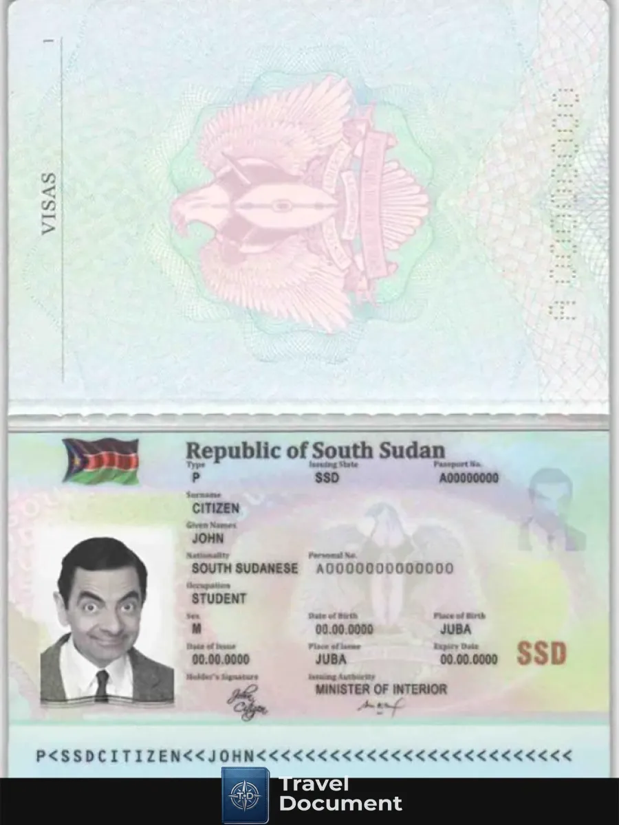 South Sudan Passport — Passports