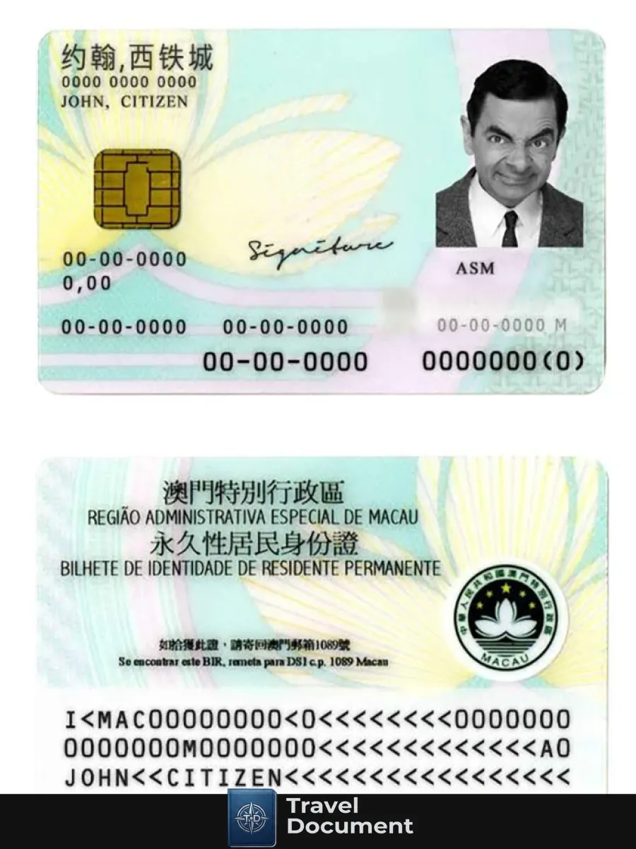 Macau Id 1 — ID Cards