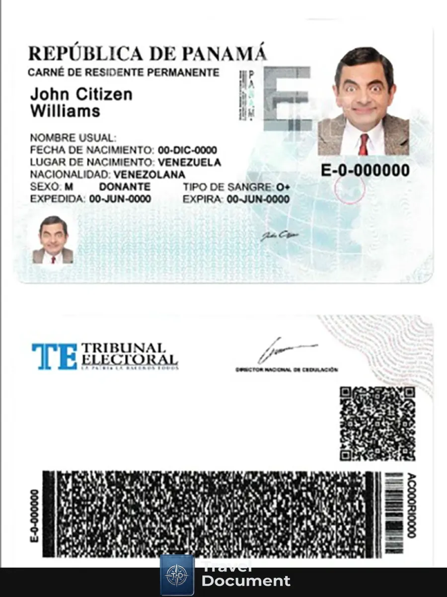 Panama Resident Permit — Residence Permit