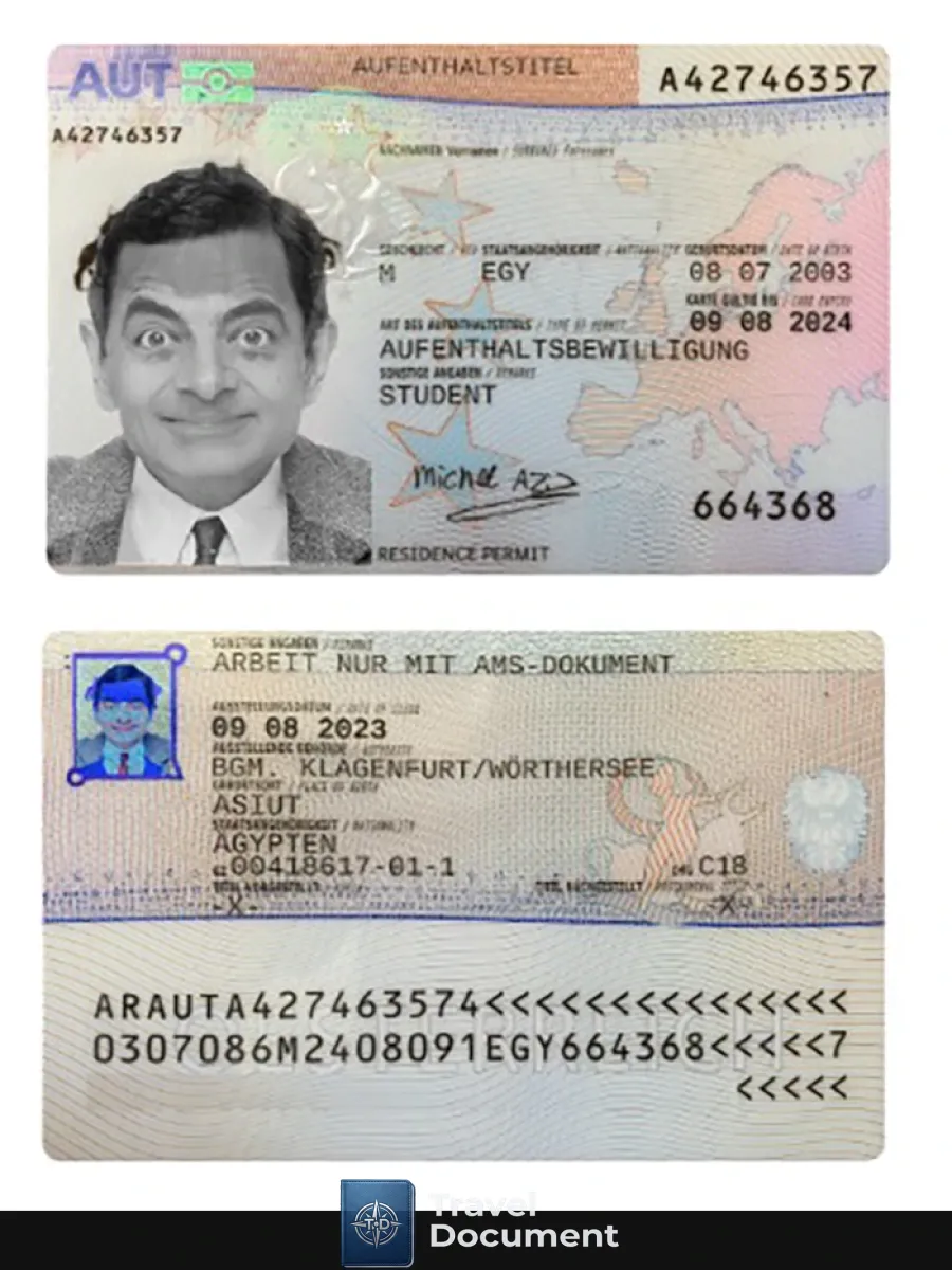 Austria Residence Permit 2023 Present