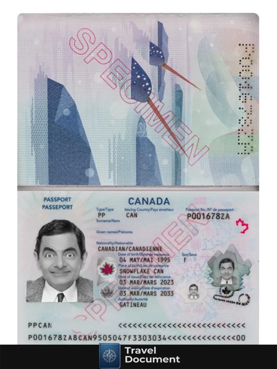 Canada Passport 2023 Present — Passports