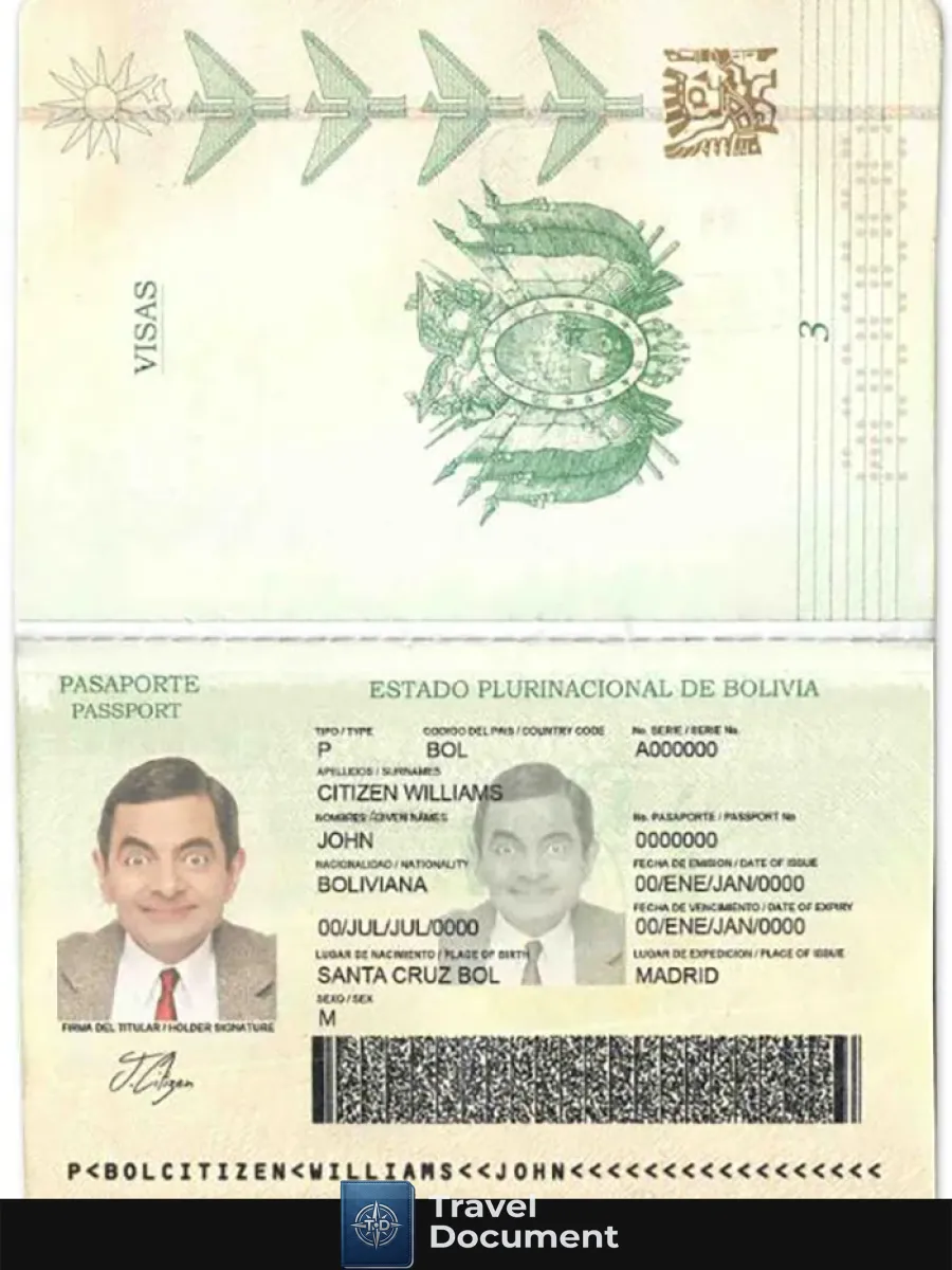 Bolivia Passport — Passports