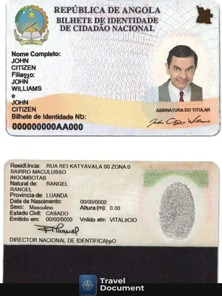 Angola Id — ID Cards