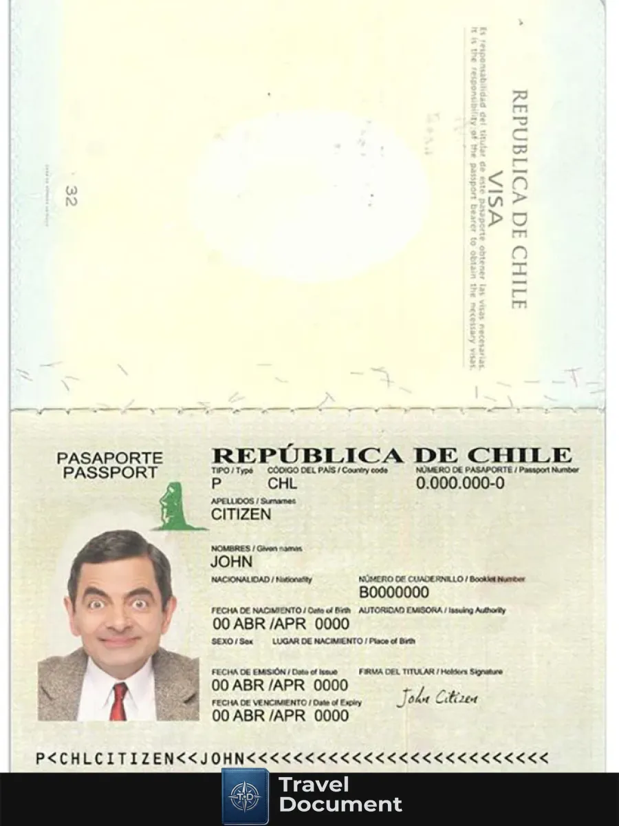 Chile Passport Version 2 — Passports