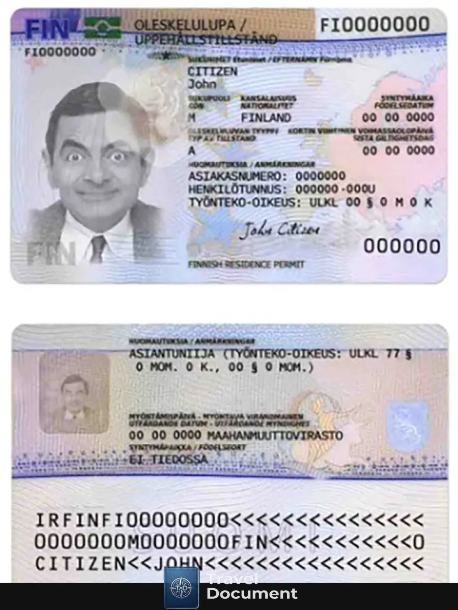 Finland Residence Permit Version 2 — Residence Permit