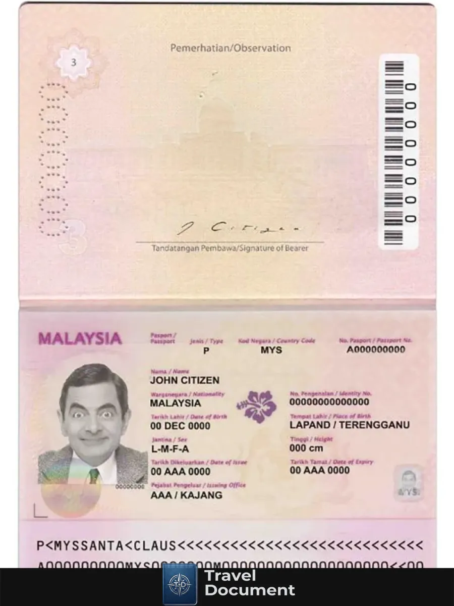 Malaysia Passport 2010 2017 — Passports