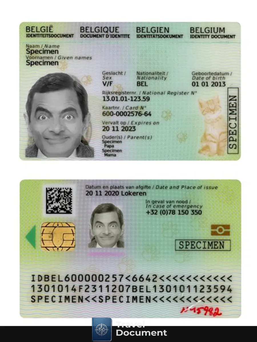 Belgium Kids Id 2020 Present — ID Cards