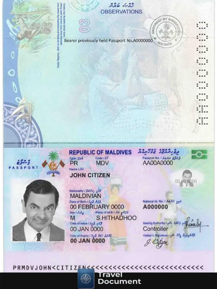 Maldives Passport — Passports