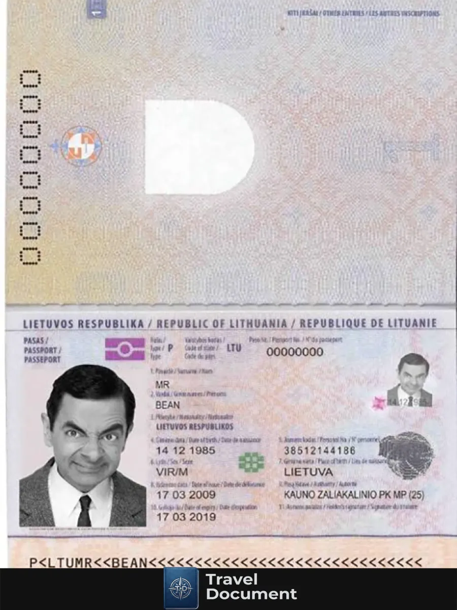 Lithuania Passport — Passports