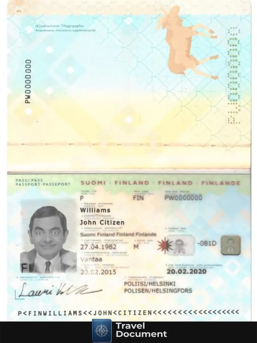 Finland Passport 2012 2017 — Passports