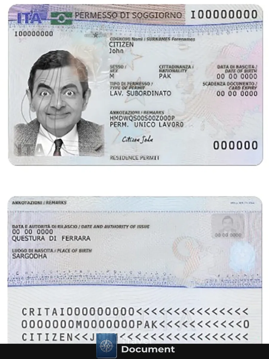 Italy Residence Permit New — Residence Permit