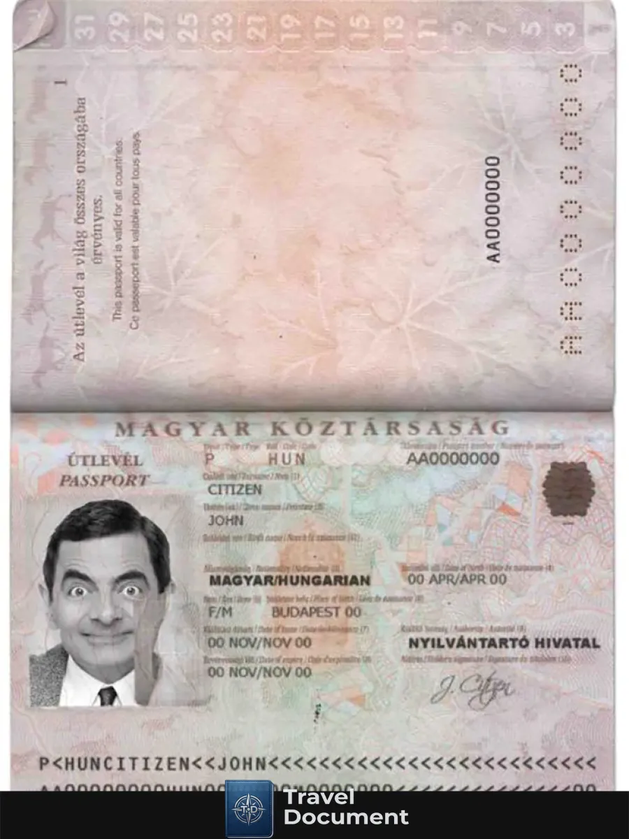 Hungary Passport — Passports