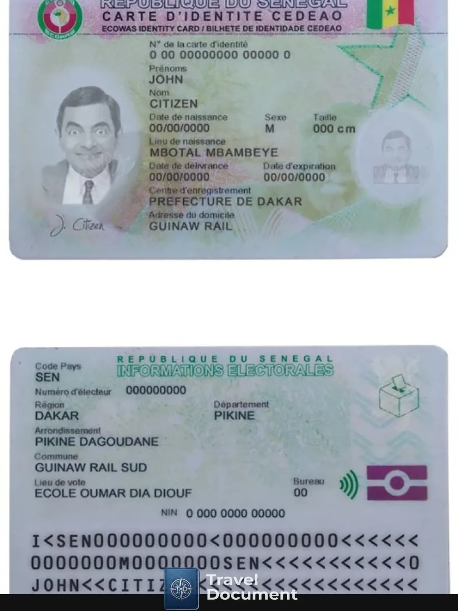 Senegal Id — ID Cards
