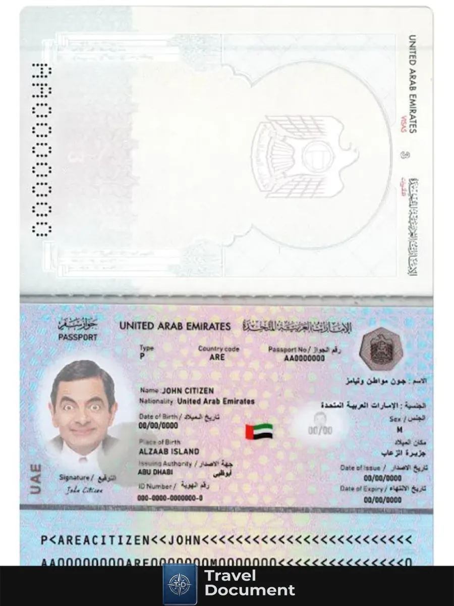 Uae Passport 2022 Present — Passports