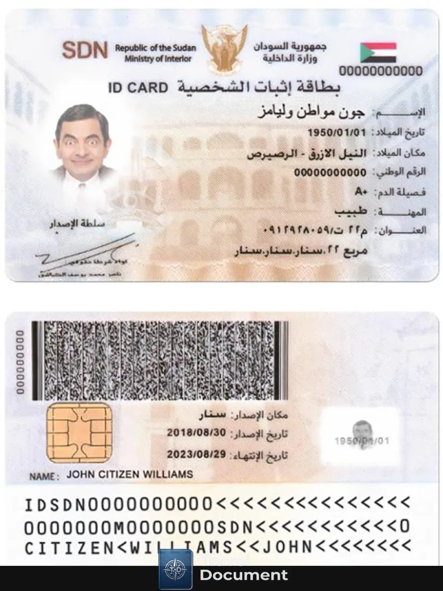Sudan Id Card — ID Cards