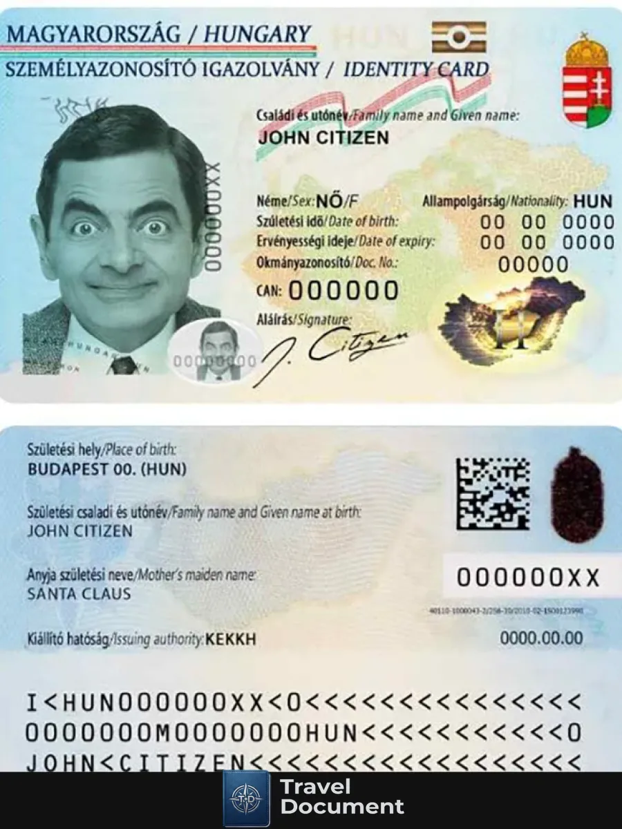 Hungary Id 1 — ID Cards