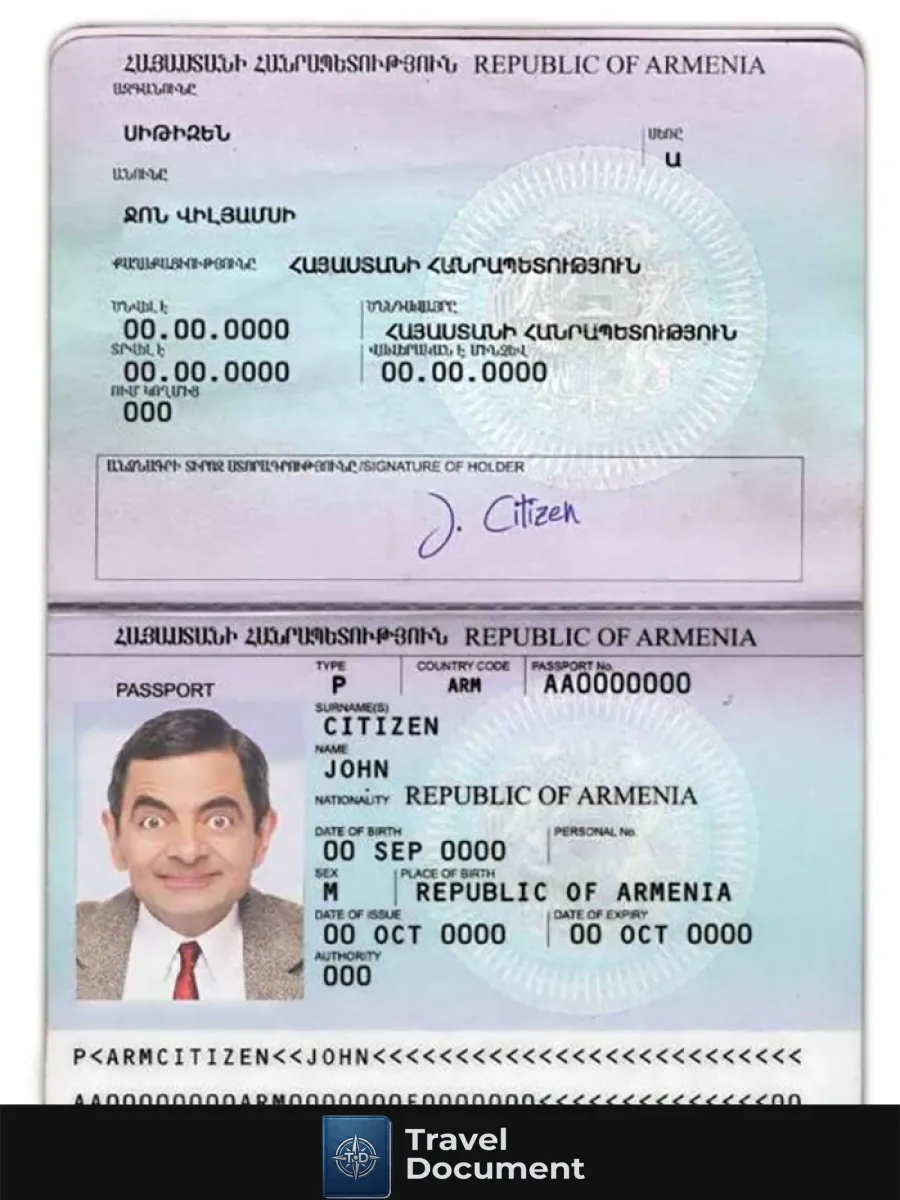 Armenia Passport