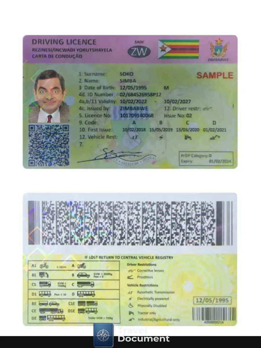 Zimbabwe Driving License