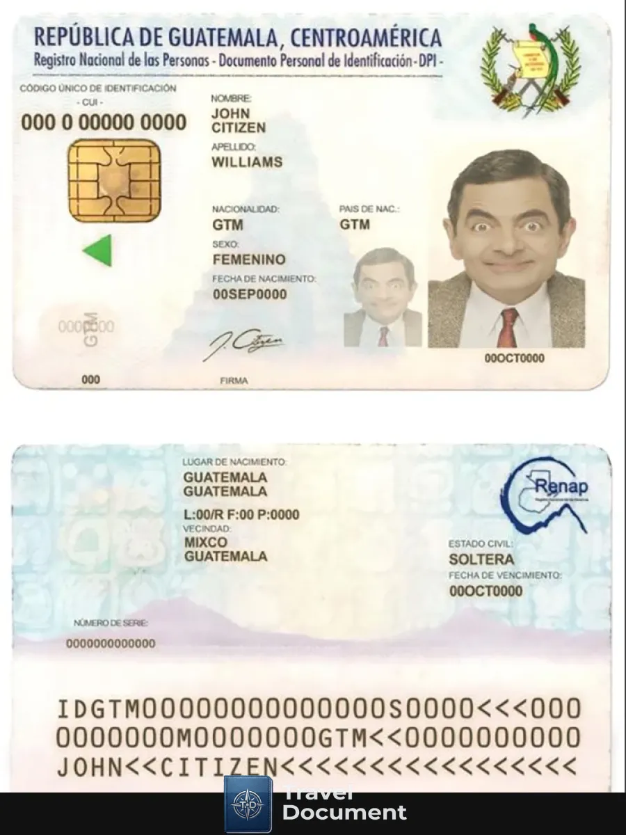 Guatemala Id — ID Cards