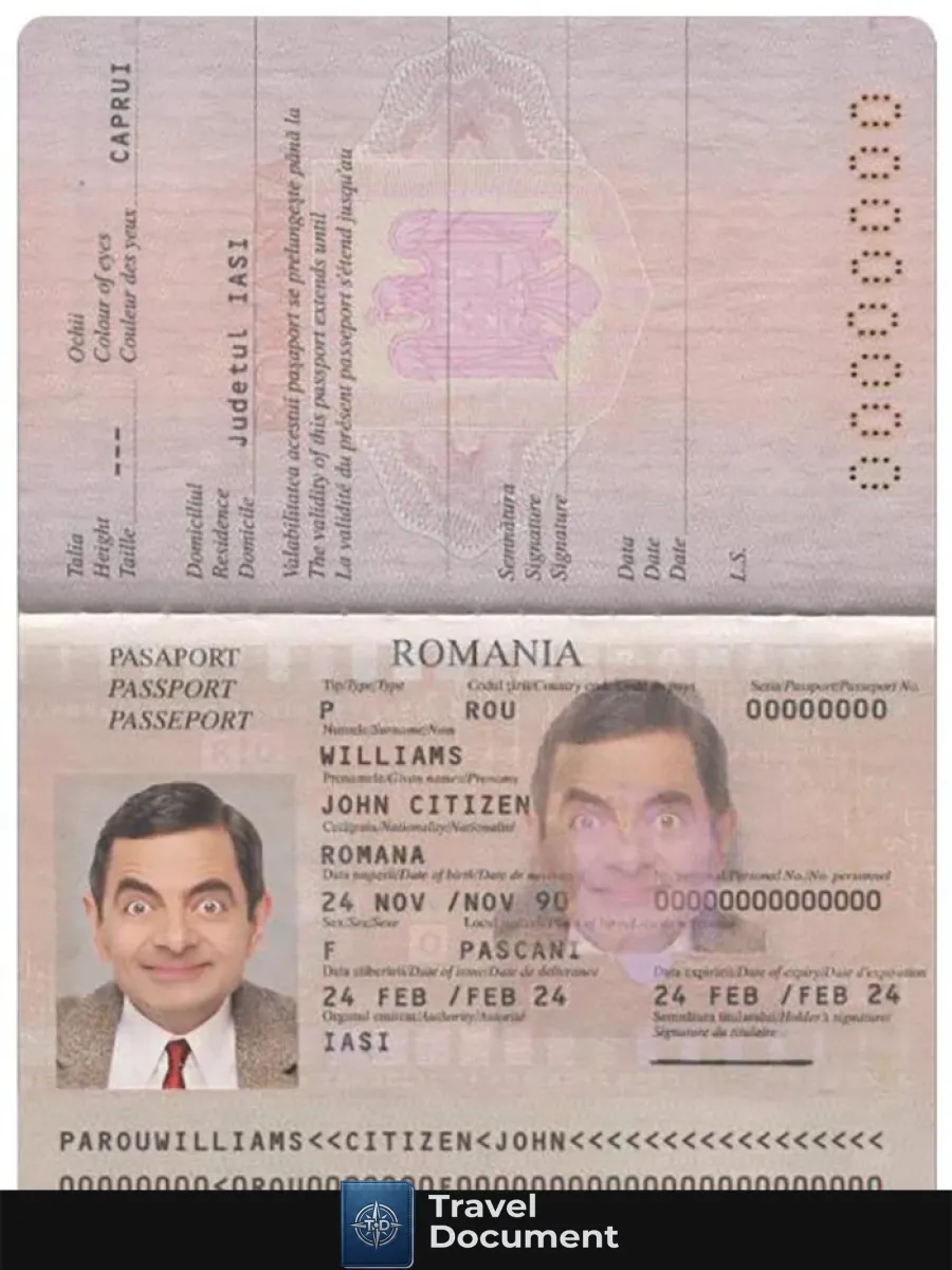 Romania Passport Version 2 — Passports